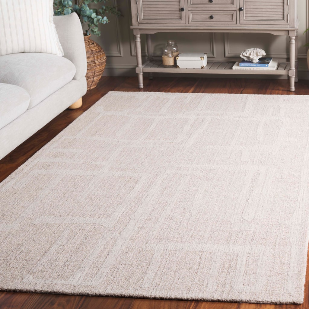 SAFAVIEH Handmade Abstract Bjargey Contemporary Wool Rug