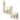 Sylvie 5.5" 1-Light Modern Coastal Iron/Glass LED Sconce, Brass Gold (Set of 2) by JONATHAN  Y