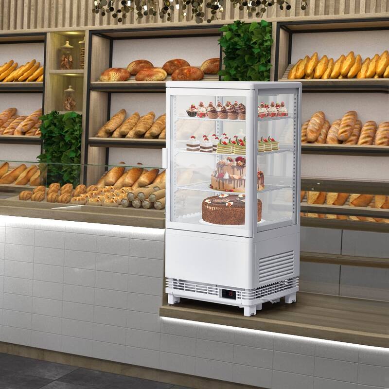 Commercial Single-Door Countertop 2.8 Cu.FT Refrigerator - 78L