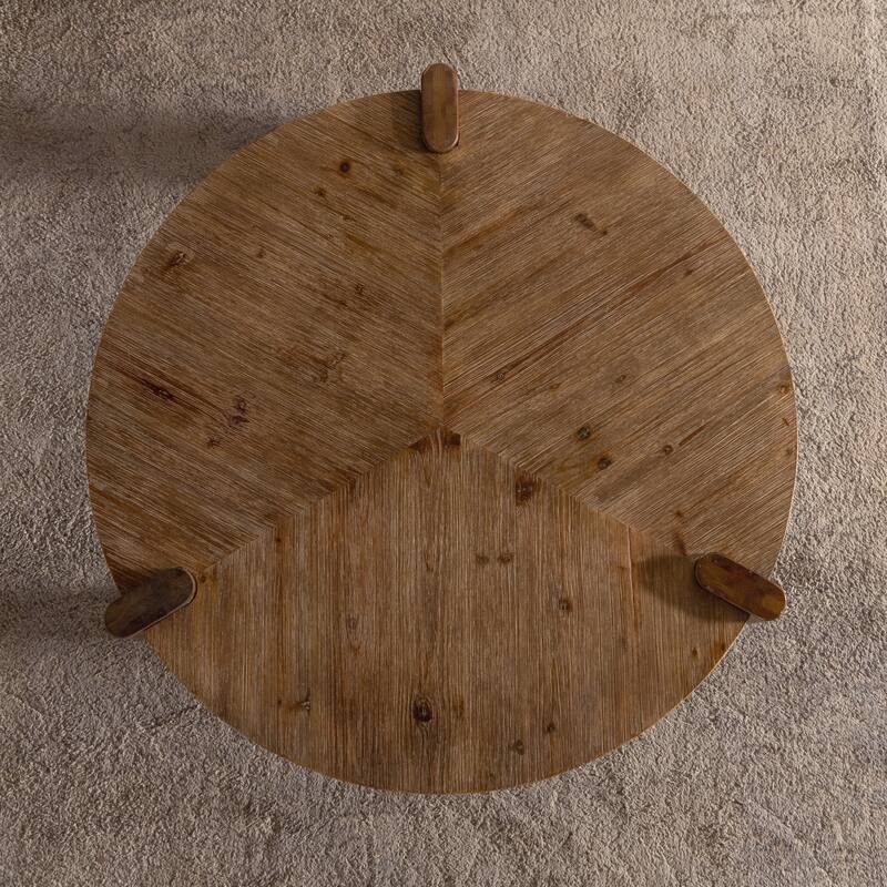 Rustic Natural Coffee Table for Apartment