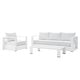 preview thumbnail 39 of 52, Tahoe Outdoor Patio Powder-Coated Aluminum 3-Piece Set