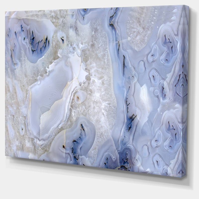 Agate Stone Background' Abstract Canvas Wall Art Print