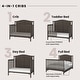 preview thumbnail 12 of 22, Forever Eclectic Hampton Arch Top 4-in-1 Convertible Crib