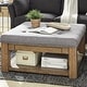 preview thumbnail 3 of 26, Lennon Pine Storage Ottoman Coffee Table by iNSPIRE Q Artisan
