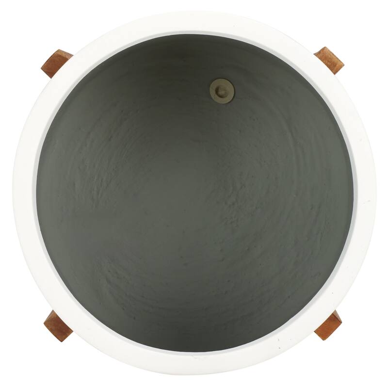 SAFAVIEH Outdoor Savva Concrete Planter - 17"W x 17"D x 19"H