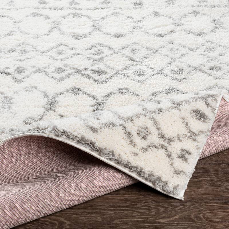 Livabliss Akai Plush Moroccan Stripe Area Rug