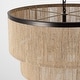 preview thumbnail 17 of 34, GetLedel 23.8" 6-Light Dimmable Handwoven Drum Chandelier