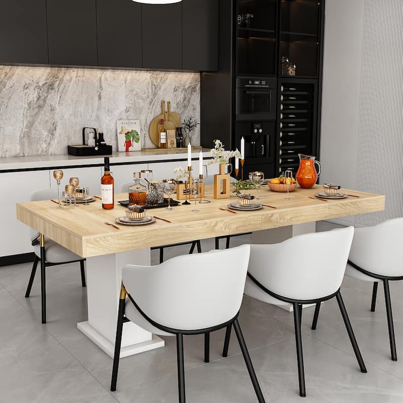 78.7"W Table Dining Table Meeting Table Working Station PC Desk - 78.7"Wx39.3"D