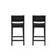 preview thumbnail 36 of 36, Linon Dahlia Wood 24-Inch Armless Counter Stool (Set of 2)