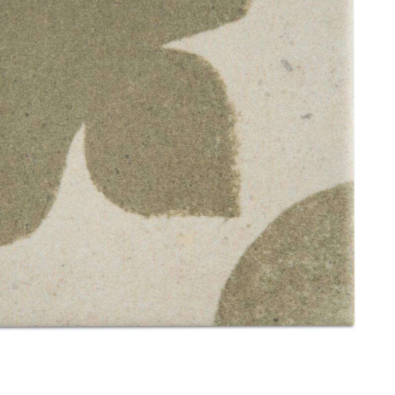 Merola Tile Kings Nouveau Sage 17-5/8" x 17-5/8" Fluted Ceramic Floor and Wall Tile