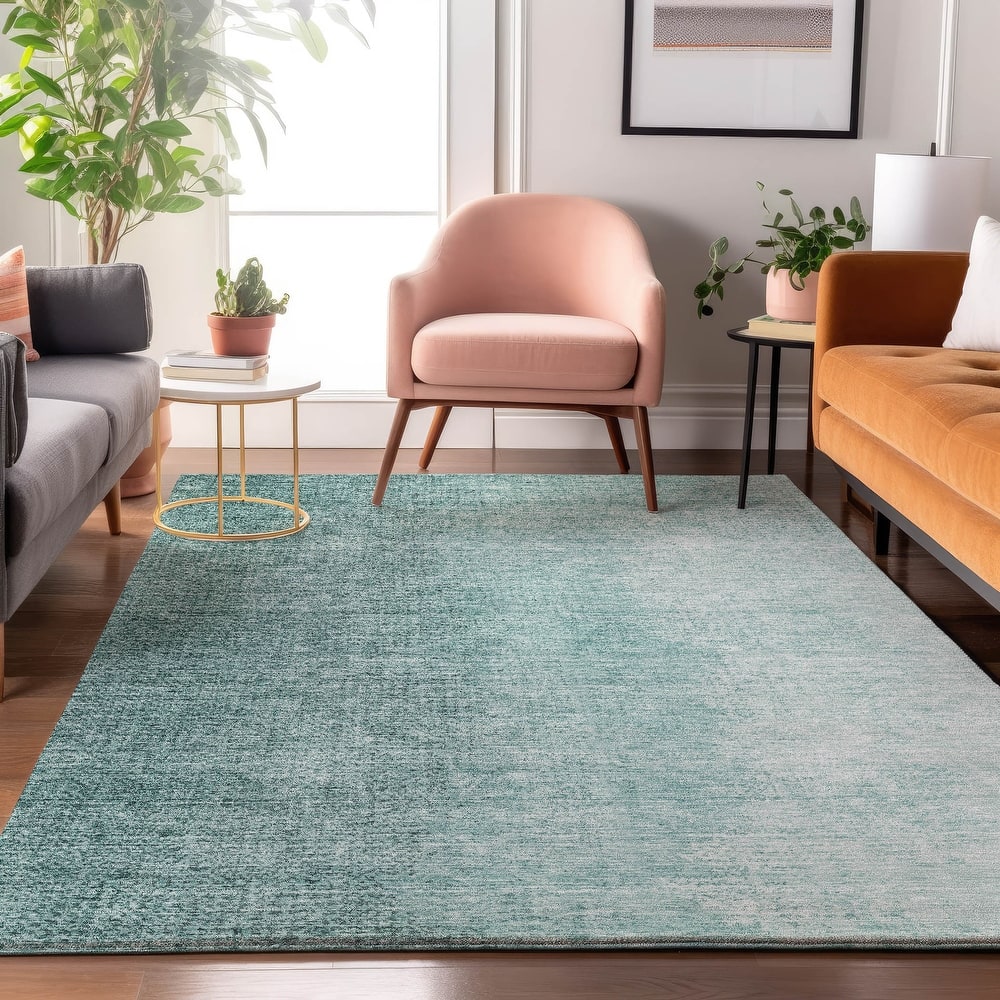 Premium Washable Super Soft Solid Ombre Juju Mayfield Rug