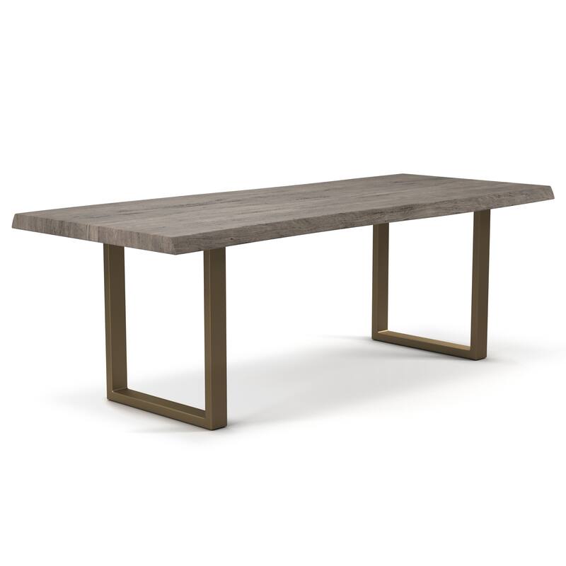 Urbia Brooks Solid Acacia Dining Table - U Base