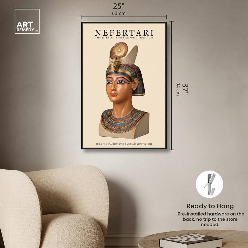 Ancient Egyptian Queen Canvas by Art Remedy