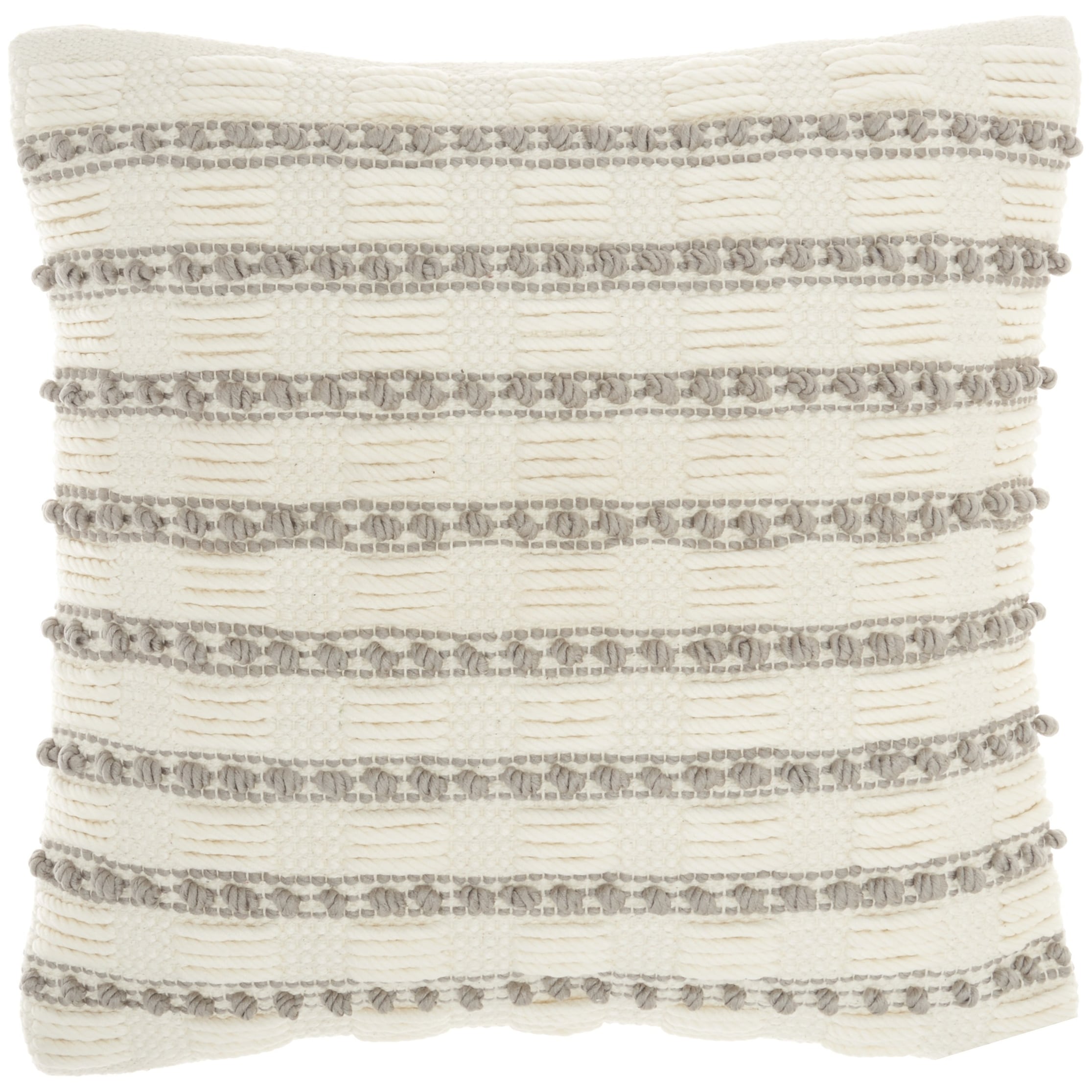 Blush and Ivory Textured Stripes Throw Pillow Bed Bath Beyond 39555708