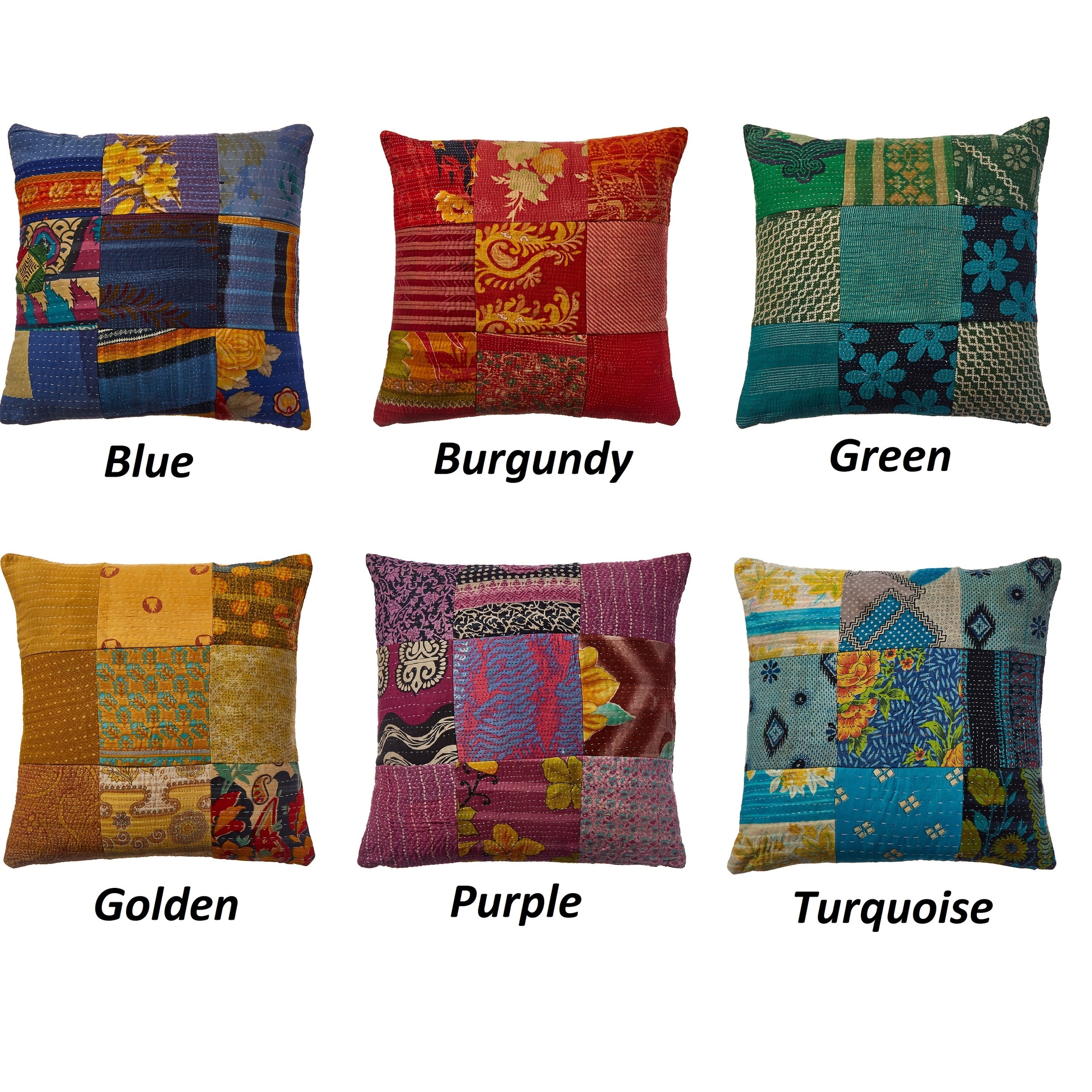 Kantha pillow covers hotsell