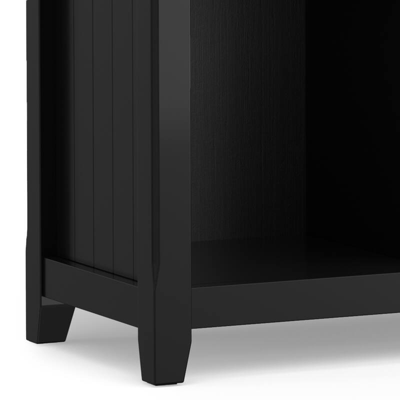 WYNDENHALL Normandy SOLID WOOD 57 inch Transitional 8 Cube Storage Sofa Table - 57"w x 15.75"d x 33"h