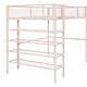 preview thumbnail 7 of 7, Creative Structure Twin Size Metal Loft Bed Kids Bed with 4-Tier Shelves and Storage, Pink