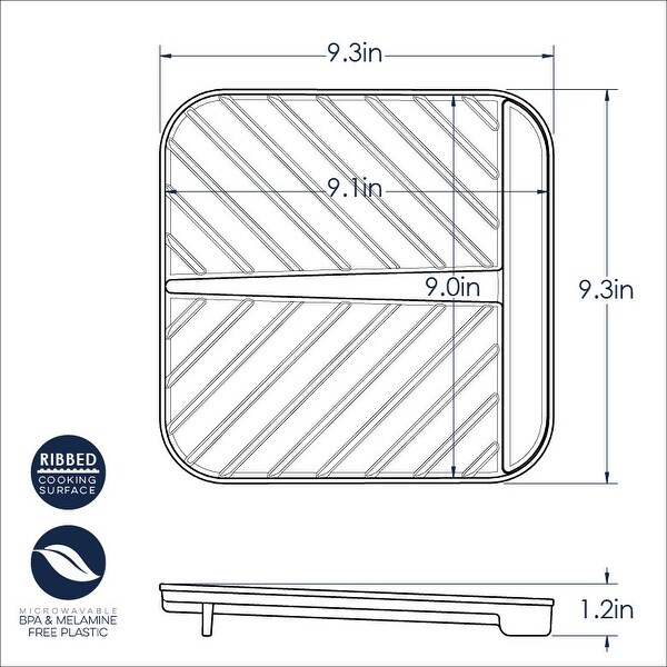 Nordic ware microwave bacon tray & food defroster top