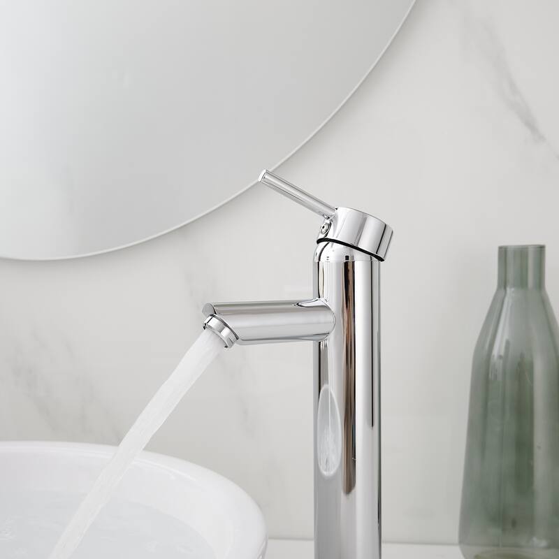 WIZ Single Hole Single Handle Bathroom Vessel Sink Faucet