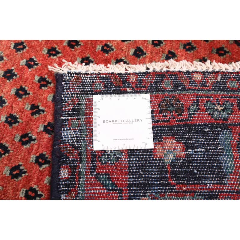 ECARPETGALLERY Hand-knotted Andelz Red Wool Rug - 4'6 x 6'9