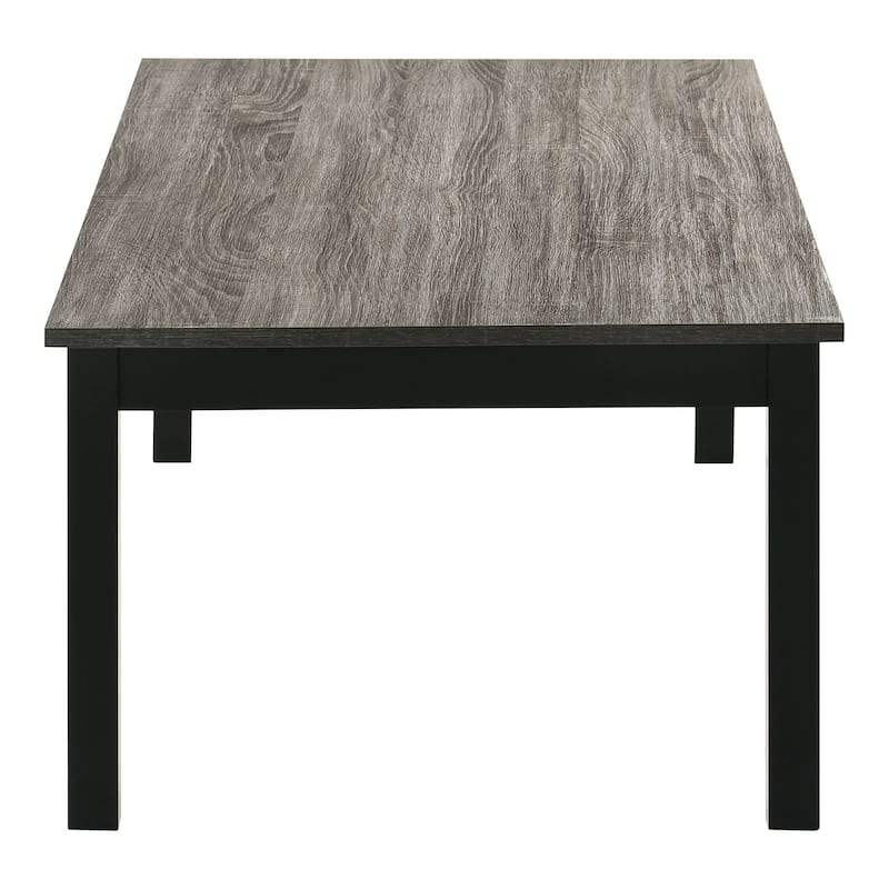 Furniture of America Sonnet Modern 3-Piece Wood Coffee Table Set with 2 End Tables
