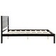 preview thumbnail 37 of 62, Classic Platform Bed Wood Bed with Headboard, Solid Wood Platform Bed Frame with Strong Slats Support/No Box Spring Needed