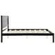 preview thumbnail 56 of 62, Solid Wood Platform Bed Frame with Headboard & Strong Slats Support
