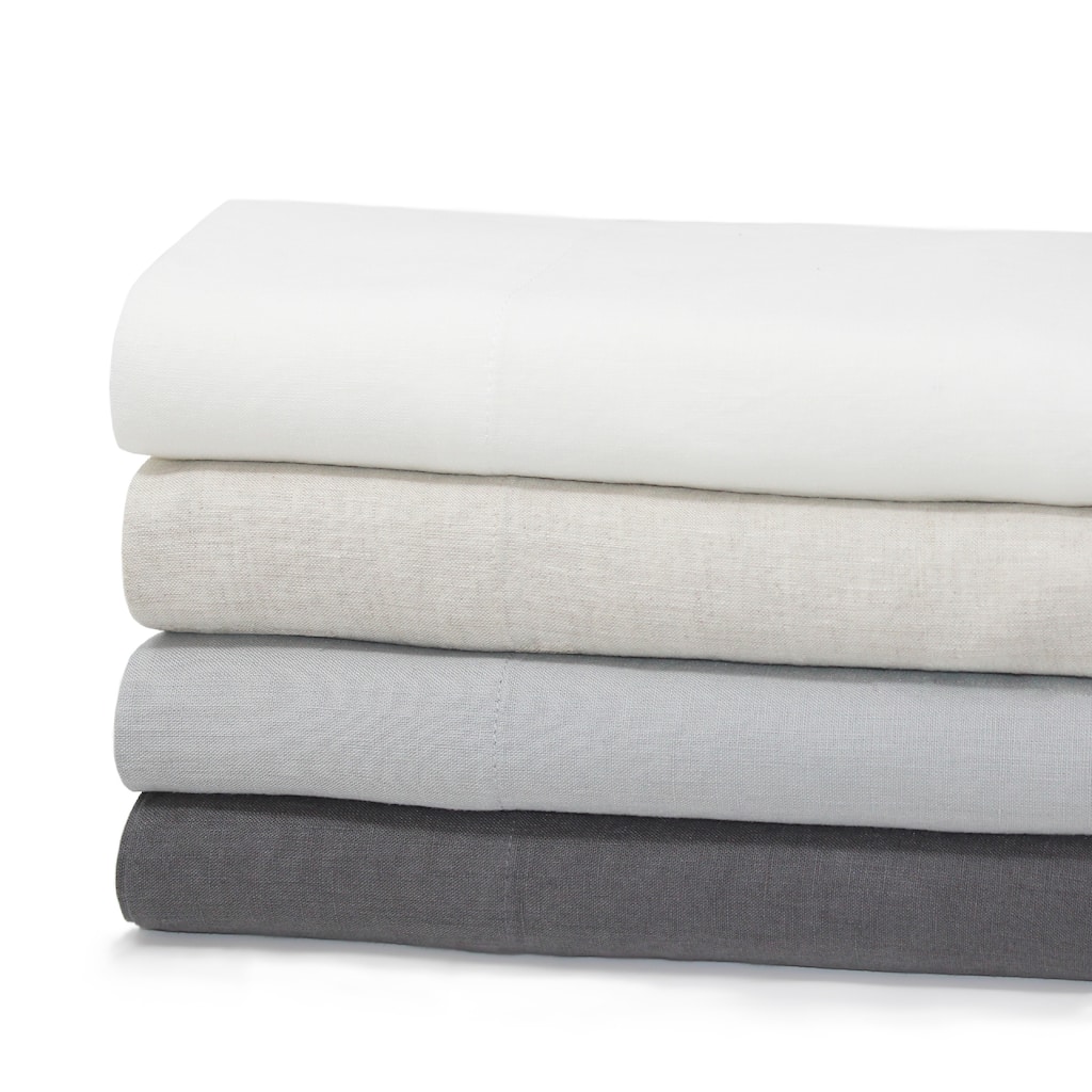 Belgian Flax Linen Collection Solid Pillowcases