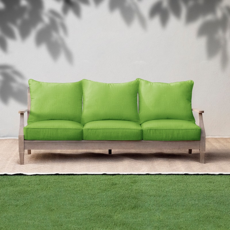 Sorra Home Indoor/Outdoor Deep Seating Sofa Pillow and Cushion Set