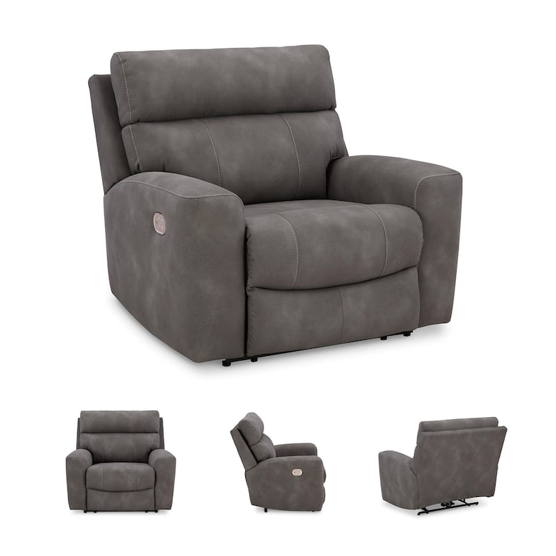 Signature Design by Ashley Next-Gen DuraPella Gray Power Recliner