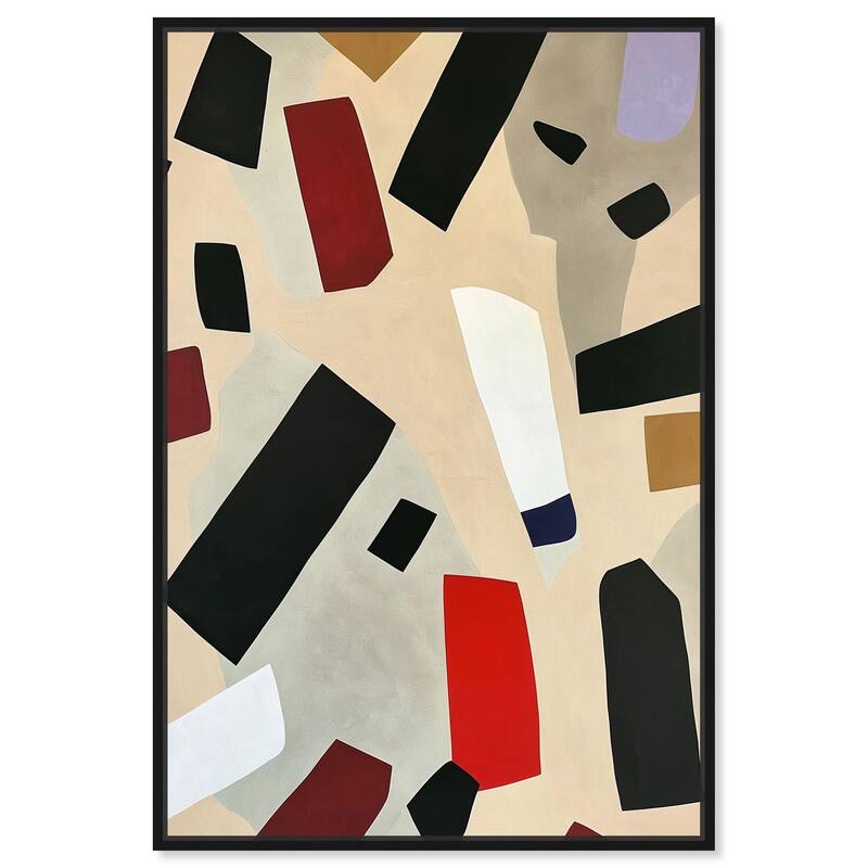 Mindscape Mosaic III Canvas by Art Remedy - Black - 36" x 54"