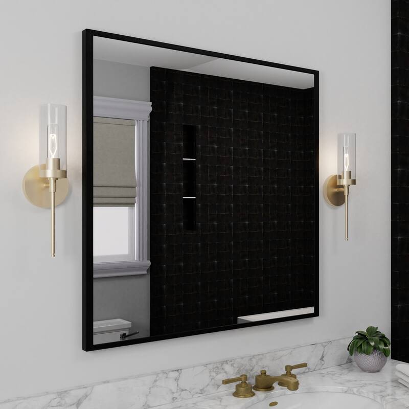 Bellevue CAWS49990 Fitzgerald 17" Tall Bathroom Sconce with Clear