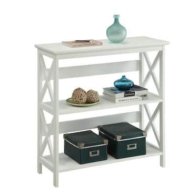 4-Tier Bookcase with Metal Frame and Open Shelves for Contemporary Home Storage and Display - 11.75