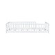 preview thumbnail 48 of 84, Montessori Twin Size Toddler Floor Bed with Fence without Door, Open-row Design Wood Frame Platform Bed with Safety Guardrails