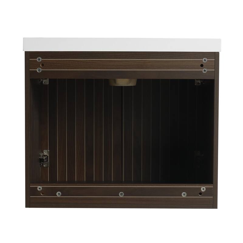 Bathroom Vanity With Sink In 24/30/36 Inch, Floating Bathroom Vanity With Soft Close Door