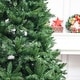 preview thumbnail 2 of 9, 6ft/ 7ft Modern PVC Artificial Unlit Christmas Tree with Stand