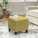 preview thumbnail 11 of 53, Adeco Simple British Style Passionate Cube Ottoman Footstool Sage Green