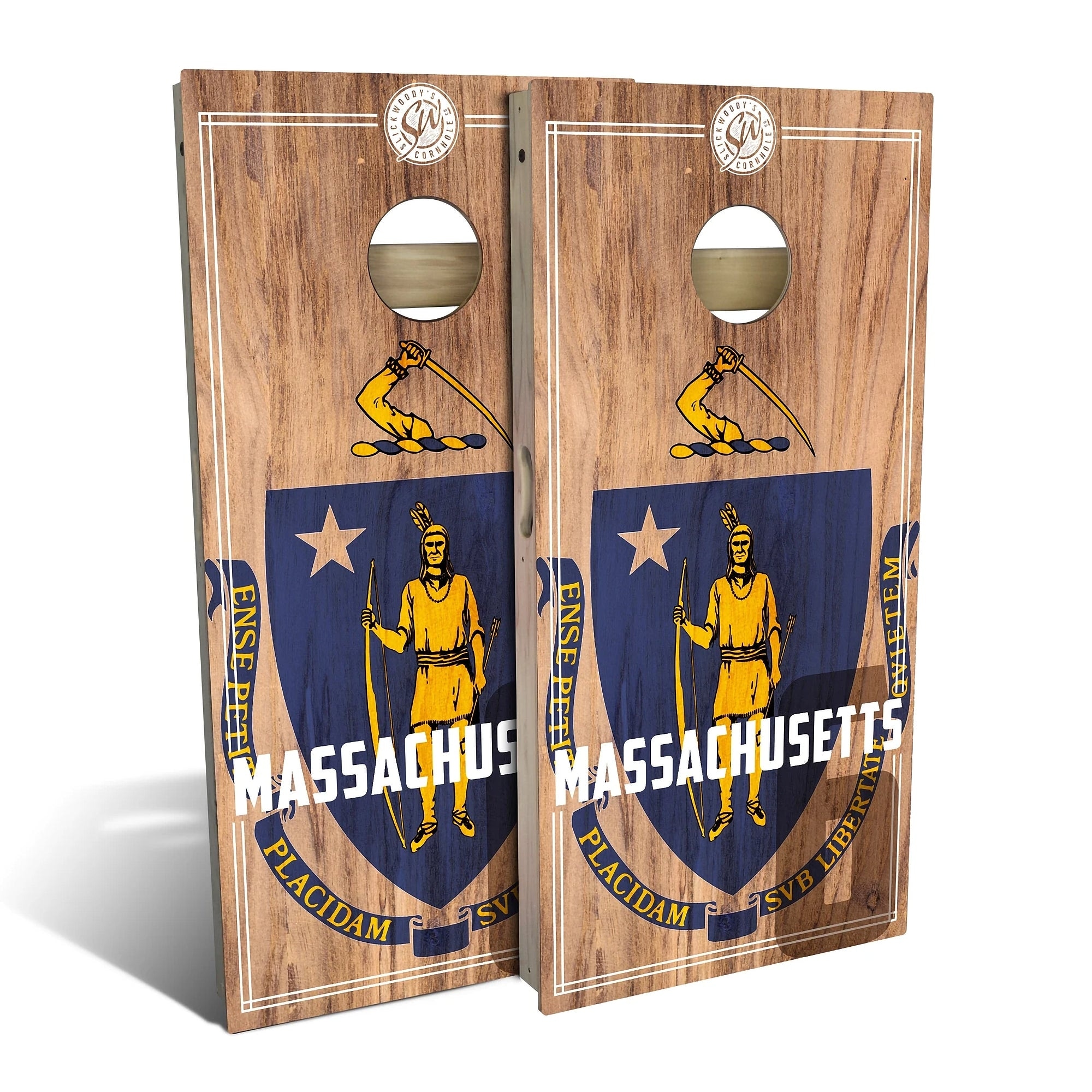Massachusetts 2.0 Outdoor Cornhole Board Set