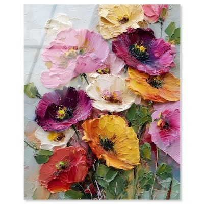 Floral Texture II Acrylic by Art Remedy, Ready to Hang