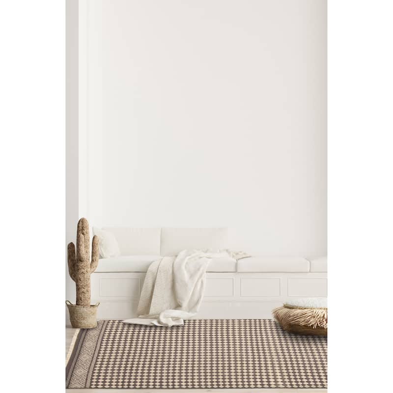 Sienna Grey Rug 4'11" x 7'9" - 4'11 x 7'9