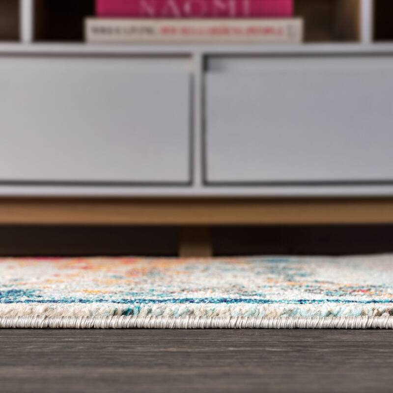 JONATHAN Y Groovy POP Modern Abstract Brushstroke Area Rug