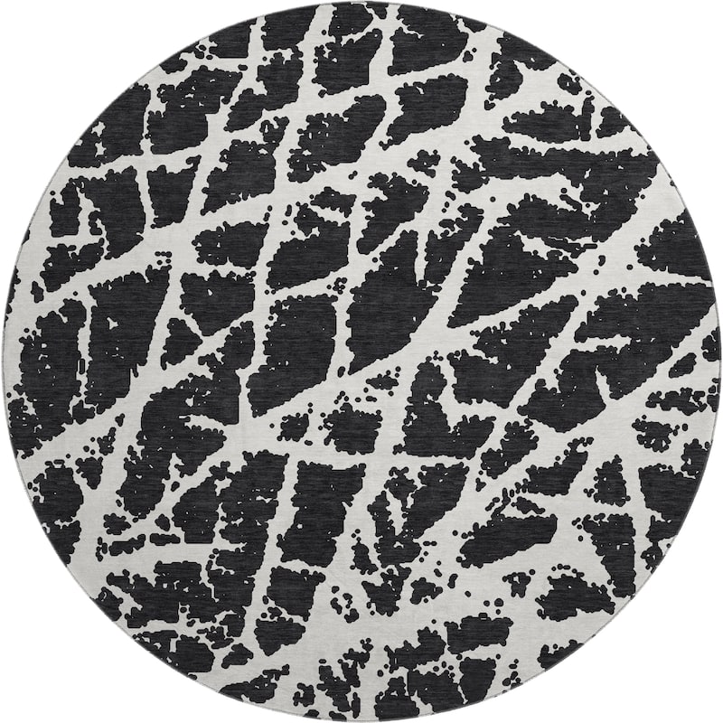 Premium Washable Super Soft Modern Crackle Mayfield Rug