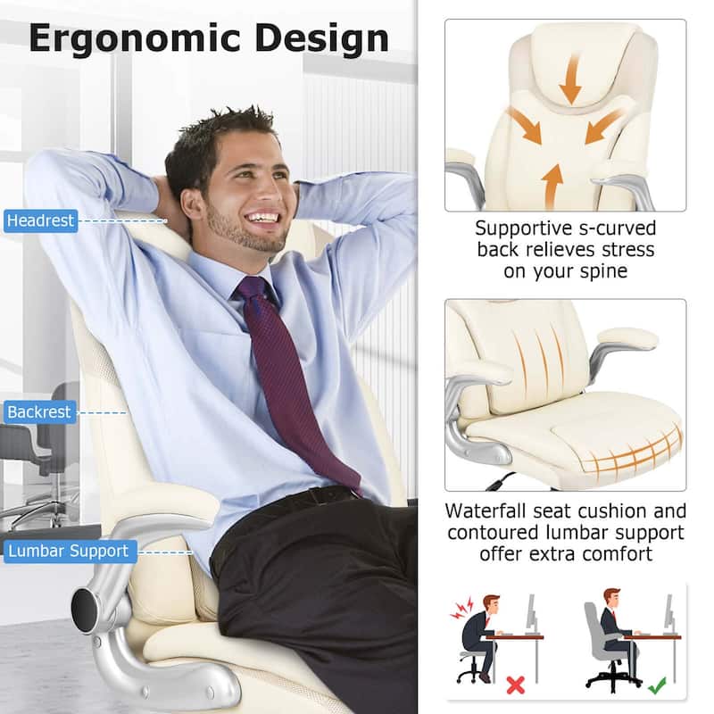 Executive Office Chair Swivel Task Chair High Back Home Office Chair