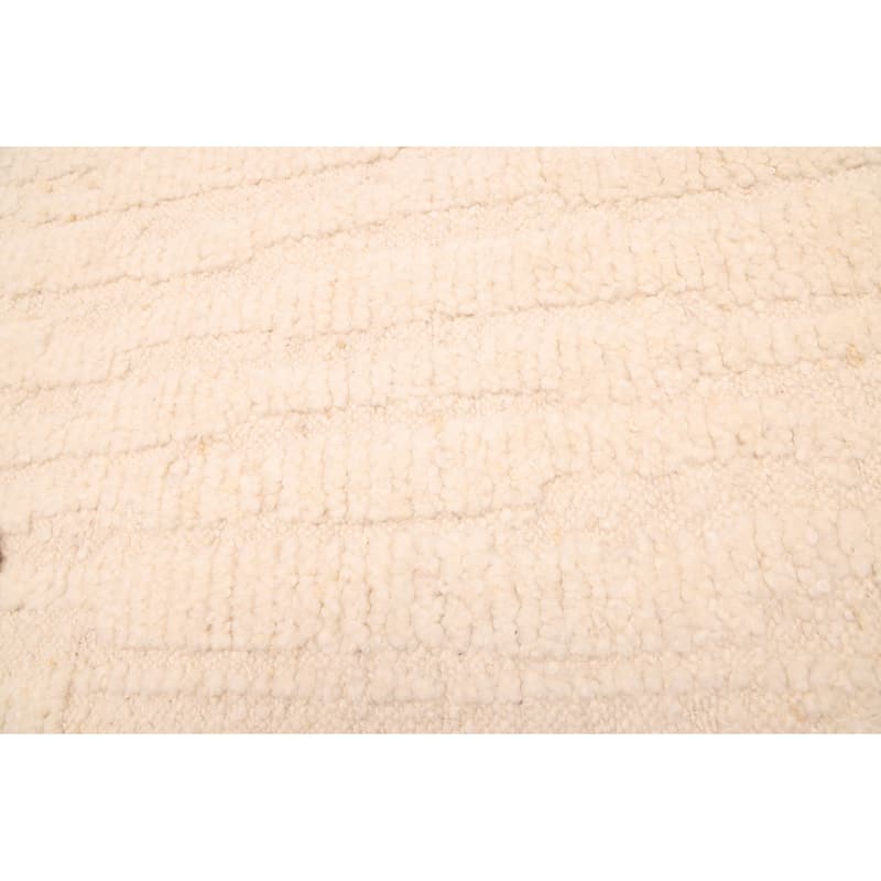 ECARPETGALLERY Hand-knotted Looma Cream Wool Rug - 8'1 x 9'10