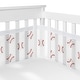 preview thumbnail 1 of 4, Red White Baseball Patch Sports Boy Sweet Jojo Designs + BreathableBaby Breathable Mesh Crib Liner Americana