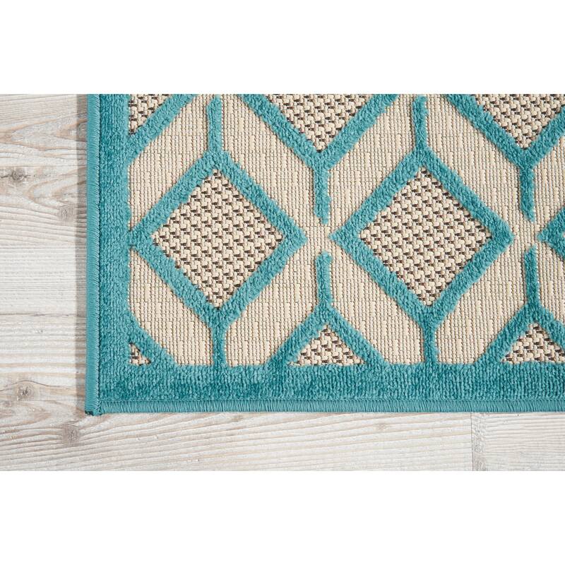 Nourison Aloha Geometric Indoor/Outdoor Area Rug