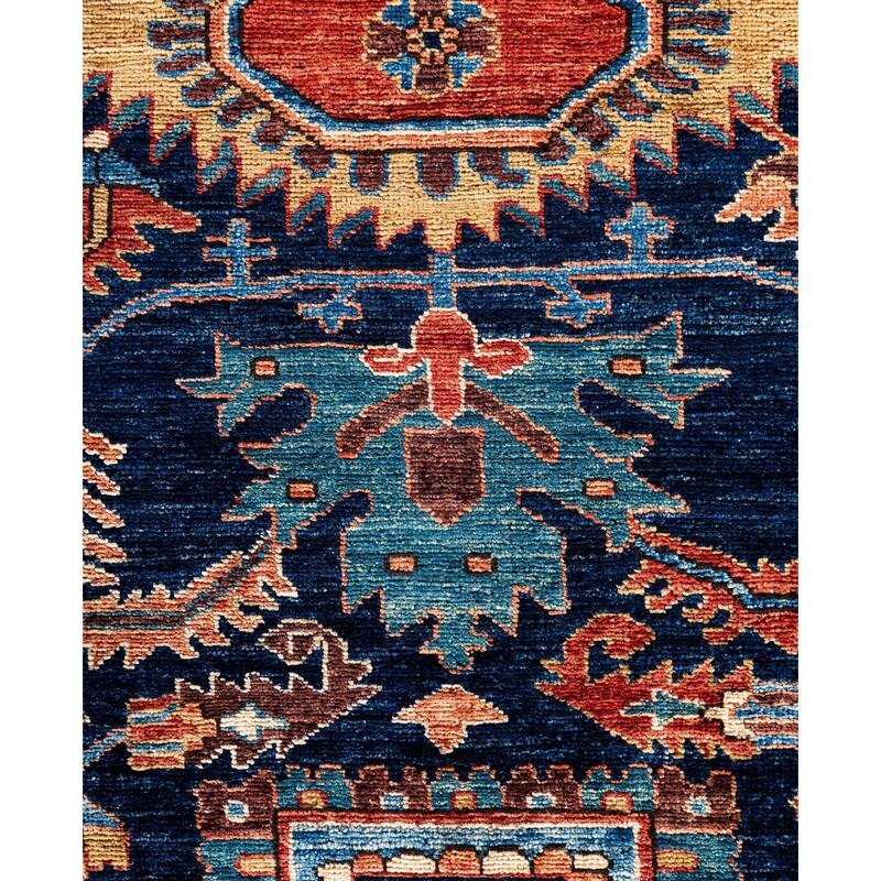 Serapi One-of-a-Kind Hand-Knotted Area Rug - Blue - 8' 0" x 9' 10"