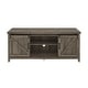 preview thumbnail 18 of 16, Bestar Isida 58W TV Stand Brown Oak