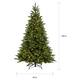 7.5 ft. PowerConnect(TM) Huron Spruce Tree with Dual Color® LED Lights