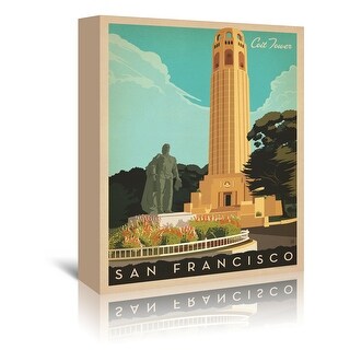 Sanfran Coit Tower by Anderson Design Group Wrapped Canvas ...